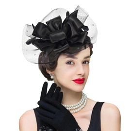 Bucket Hats for Women Ladies Girls, Autumn Winter Sun Hats, Fascinator Hat for Derby Kentucky Church Tea Party Bridal