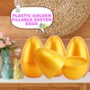Haconba 10 Pcs 10 Inch Jumbo Golden Easter Eggs Large