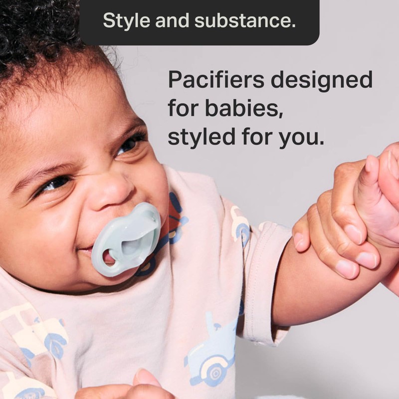 Tommee Tippee Ultra-Light Silicone Pacifier, 18-36 Months, Symmetrical One-Piece Design,