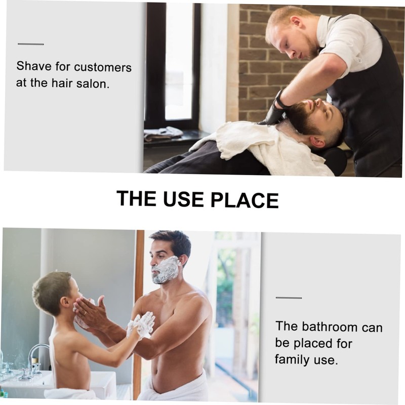 Ipetboom 2pc Men Shaving Kit Beard Brush Set with Soap