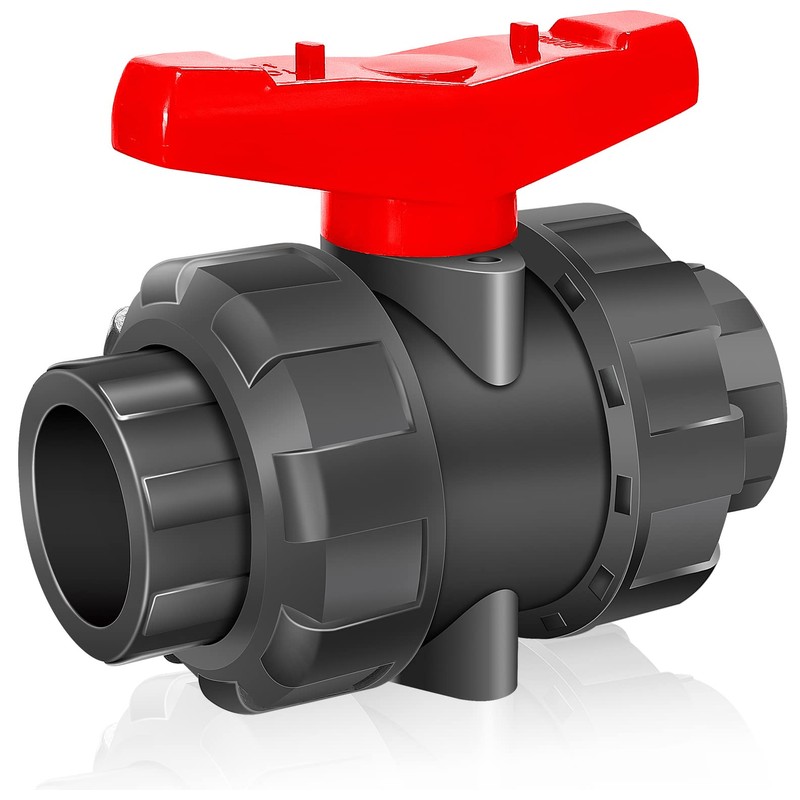 2 Inch UPVC Slip Socket End True Union Ball Valve