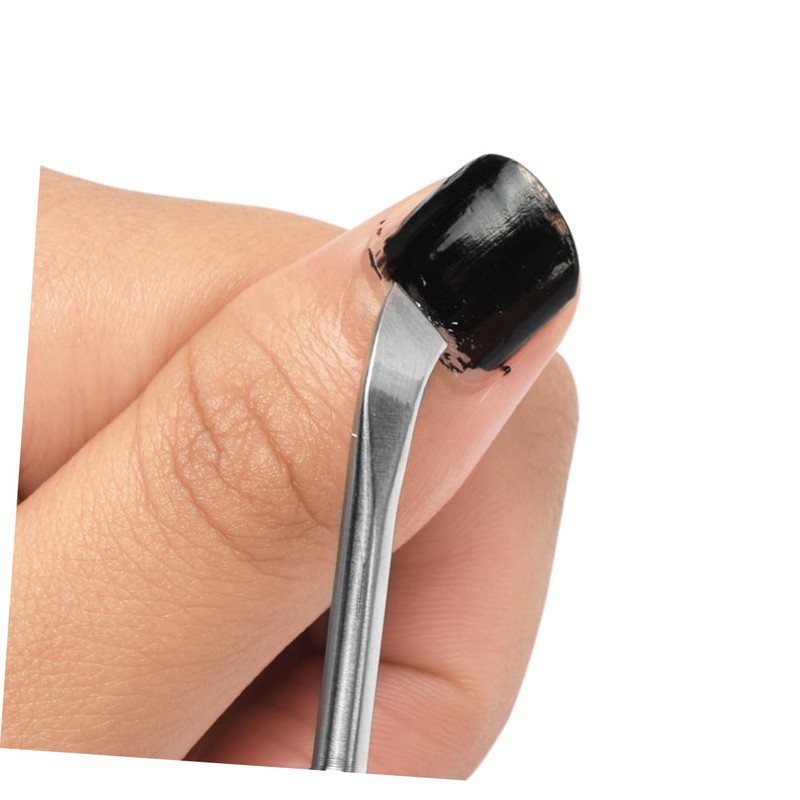 Healeved 2pcs Stainless Steel Double-ended Cuticle Pusher for Nail Care