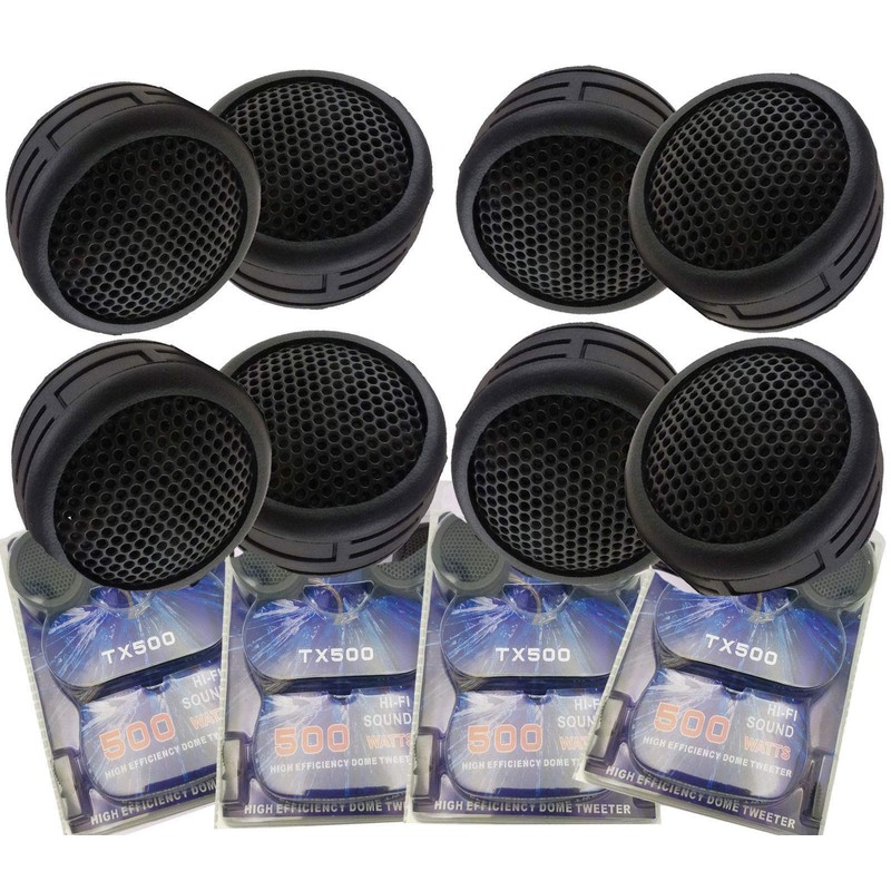 TX 5 Pairs of 500 Watt Super Car Audio Dome