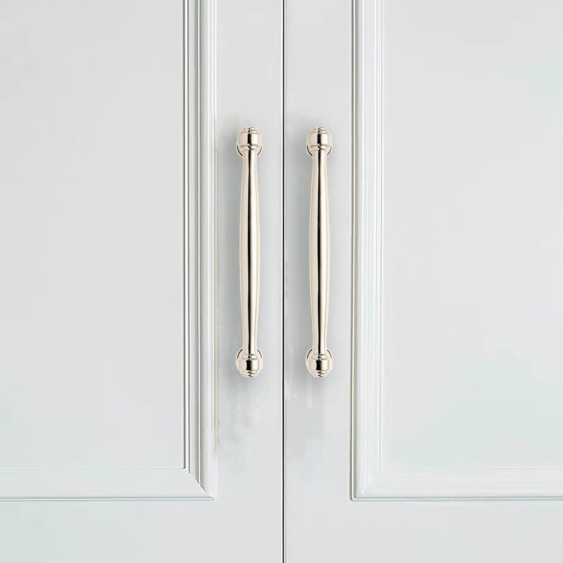 khtumeware 10 Pack Polished Nickel Cabinet Pulls 3-3/4 Inch(96mm) Hole