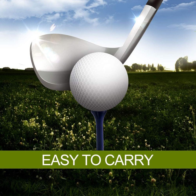 THIODOON Golf tees 54mm Less Friction Wooden Tees Training for