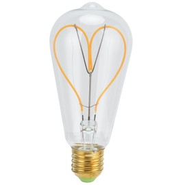 Vintage Light Bulb E27 4W High Light Transmittance Flexible Spiral Filament Adjustable Brightness Warm Light LED Bulb