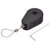 MECCANIXITY Retractable Cable Lock with Self-Adhesive, Remote Control Security Lock