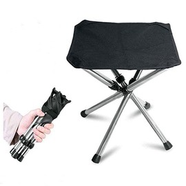 Lewpox Folding Chair, Ultralight, Foldable Camping Chair, Stainless Steel, Max Load 200kg, Ideal for Outdoor Activities, Indoor Use