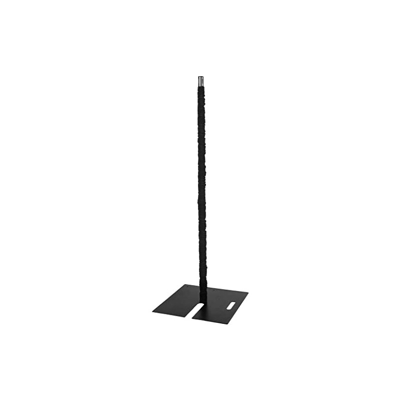 1 Pc, 10Ft Spandex Upright Pole Cover - Black For