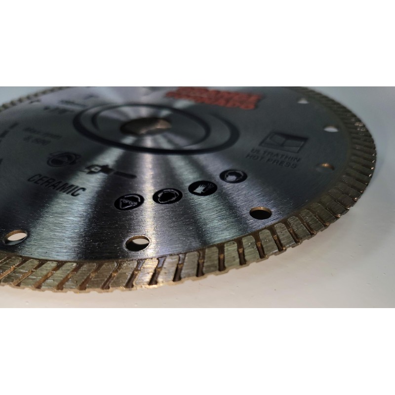 ORANGE TORNADO 7" Diamond Turbo Blade