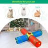 ZeyZoo ZeyZoo Cat Tunnel 4 Way Collapsible Cat Toys, with