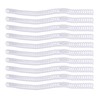 100Pcs Spiral Binding Coils Plastic Dia 9.5mm 3/8in 48 Teeth