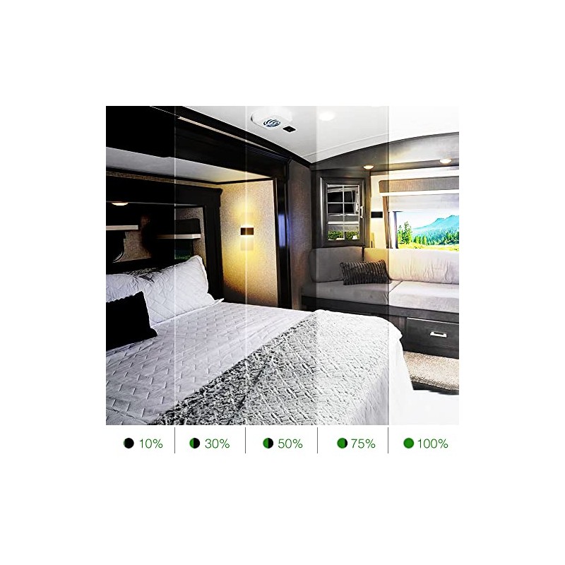 2Pack RV LED Wall Sconce with Switch, 12Volts RV Interior