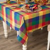DII 100% Cotton, Machine Washable, Dinner, Summer & Picnic Tablecloth