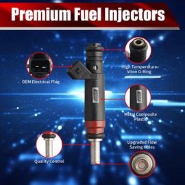 MACAX Set of 3 Fuel Injectors 420874520 Replacement Compatible with Sea-doo GTX 4-TEC GTX 215 GTX RXP 215 RXT Wake Pro 215 - Replaces 874520