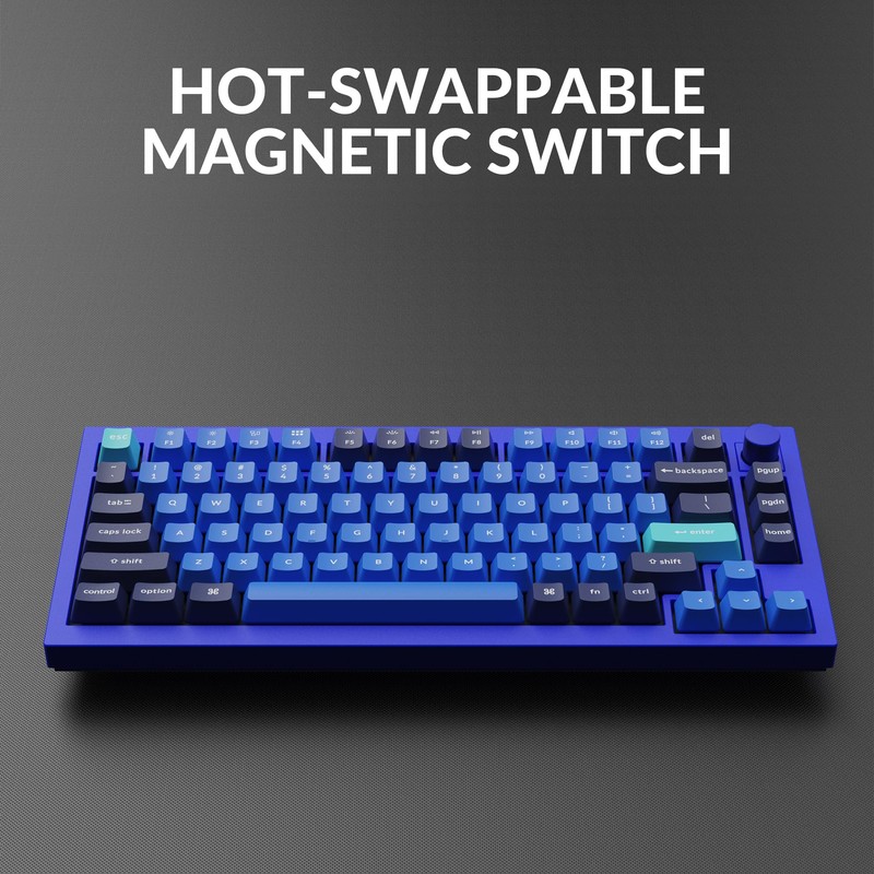 Keychron Q1 RGB Wired Custom Mechanical Keyboard, 75% Layout QMK/VIA