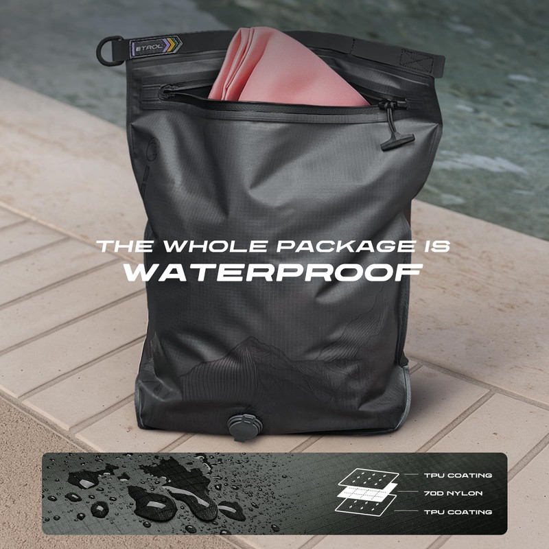 Vacuum Storage Bags for Travel, 1 Pack 70D Nylon Reusable