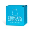 Gone For a Run Running Stemless Wine Glass Runner's Measurements