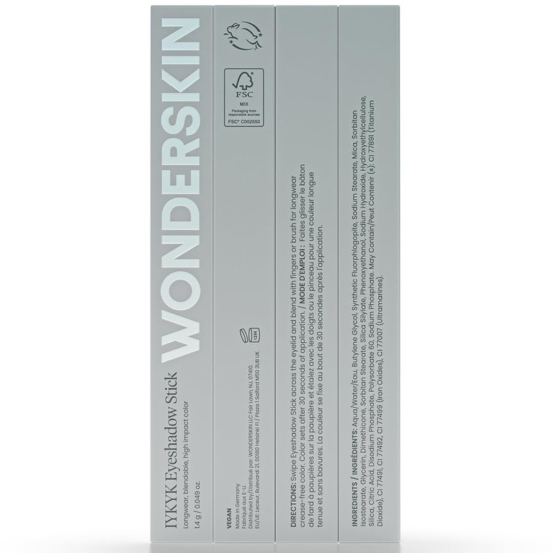 Wonderskin IYKYK Eyeshadow Stick - Longwear Eye Shadow Sticks, Budge-Proof