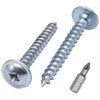 (Pack of 100) Galvanised Steel 5.0 x 40 mm Wood