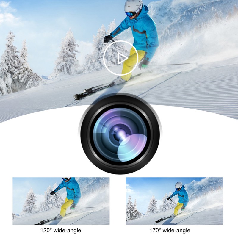 4K 30FPS 2.0inch LCD Screen Action Camera Underwater 30M Waterproof