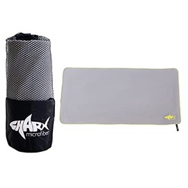 SHARX Toalla Deportiva Grande de Microfibra | Absorbente y fácil de Lavar | Ideal para Deportes y Actividades al Aire Libre | 80 x 160 cm