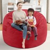 SIMFLAG 3Ft Bean Bag Chair, Memory Foam Filling Bean Bag