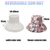JSTHHTT Bucket Hat, Reversible Hats, Packable Outdoor Fisherman Hat, Foldable