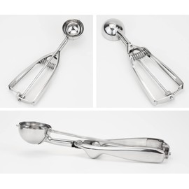 Solula Professional 18/8 Stainless Steel Medium Cookie Scoop, Size 40