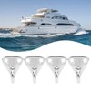 Alomejor Fender Hooks 4 Pieces Stainless Steel Boat Fender Clips