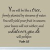 VWAQ VWAQ-30644 You Will Be Like a Tree Wall Decal,