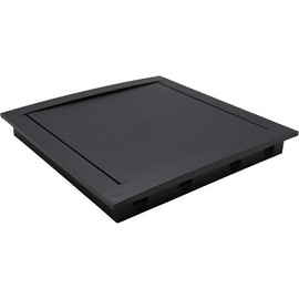 8" x 8" Inch / 200 x 200 mm Anthracite Access Panel Door Opening Flap Cover Plate - Plumbing, Electricity, Alarm Wall Access Panel for Drywall - Box Door Lock - Door Latch