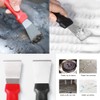 XINGSUI 7-piece set Cleaning Scraper,Cooktop Scraper Scrubber Brush,Scraper non Scratch,Plastic