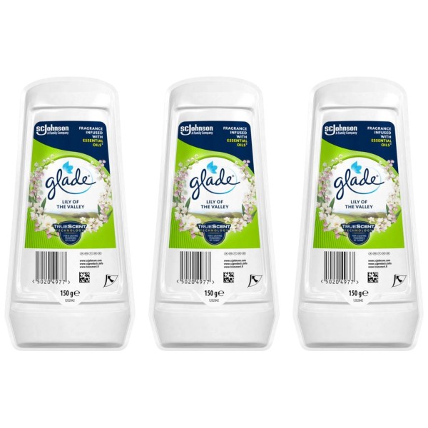 Glade Lily of The Valley Gel Air Freshener, 150g (Pack