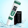 5-in-1 Water Quality Tester - TDS/PH/Temp/Salt/EC Meter - High-Precision Chip