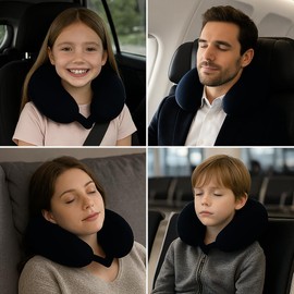 Kamaca Neck Cushion, Neck Support with Skin-Friendly Soft Plush