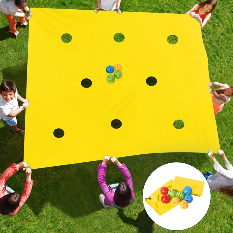 Sonyabecca Hole Tarp Team Building Exercise Activities Games Teamwork Group