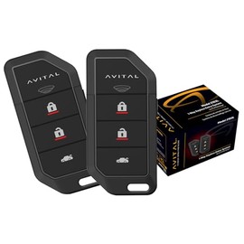 Avital 2103L Automotive Keyless Entry System with Two 4-Button Remotes