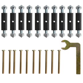 RUIAN 118 Type Switch Socket Cassette Repair, Electrical Box Screws Support Rod Switch Universal Outlet Repairer Wall Mount Switch Box Repair Device with Wrench,10Pcs