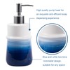 Ceramic 12Oz Soap Dispenser for Kitchen, Refillable Hand Dispenser with