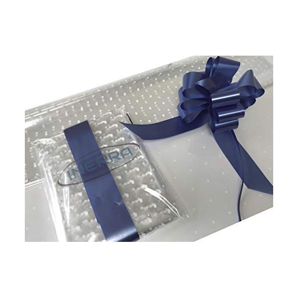 INERRA Gift/Hamper Wrapping Kit - 2 Metres White Dot Film