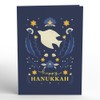 Lovepop Elegant Stained Glass Hanukkah Pop-Up Card, 5 X 7”,