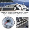 52mm Universal Boat Rudder Angle Indicator 0-190ohm Signal with Rudder