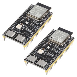 AITRIP 2 pieces ESP32-S3-DevKitC-1 board, WROOM-1-N16R8 ESP32-S3-DevKitC-1 development board with WiFi, Bluetooth 5.0 compatible with Arduino