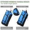 Vomgomfom 86L Collapsible Wheeled Luggage With Removable Backpack Straps,Waterproof Rolling