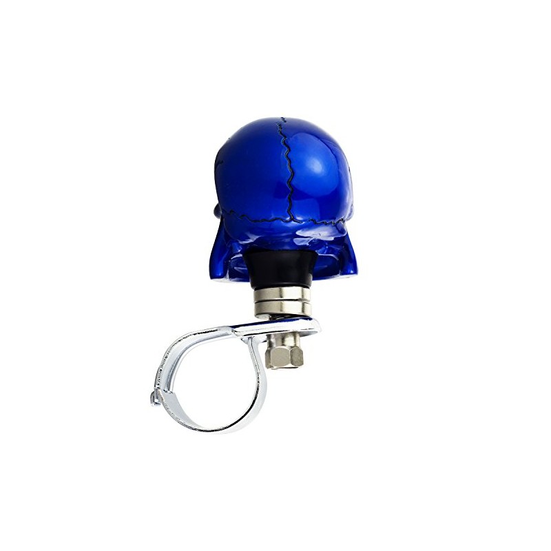 Mavota Blue Skull Steering Wheel Spinner Knob Power Handle for