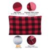 REDCAMP Small Camping Pillow Lightweight and Compressible, 1PC Flannel Travel