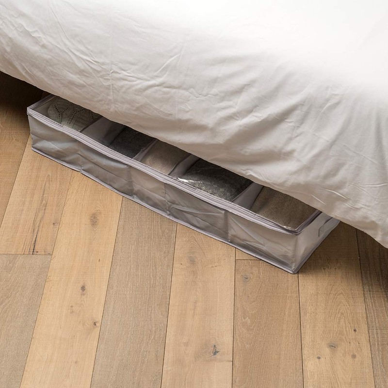 Addis Home Wardrobe Underbed Storage Organisation 5 compartment Clothes Bedding