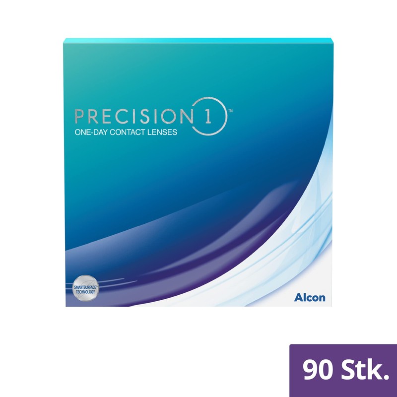 PRECISION1 Daily Lenses, Soft, Pack of 90, BC 8.3 mm,