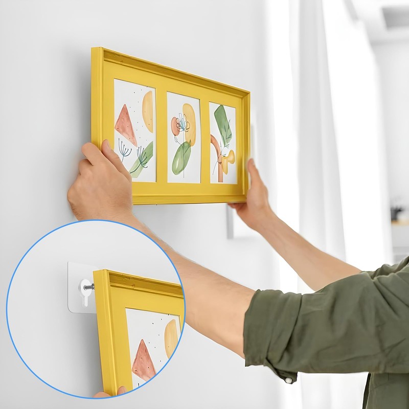 20 PCS Quick Stick Studs for Hanging Adhesive Wall Hooks